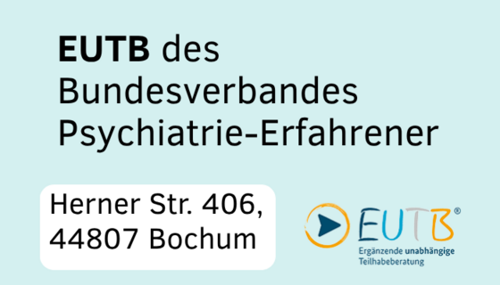 Logo und Adresse der EUTB