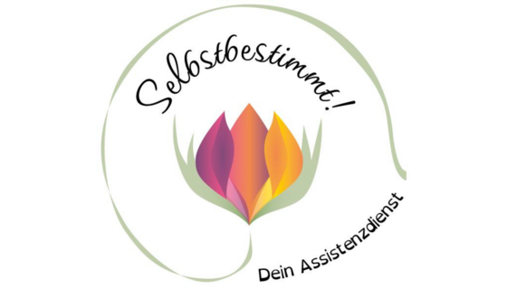 Logo der Firma Mit dem Slogan Selbstbestimmtes Leben